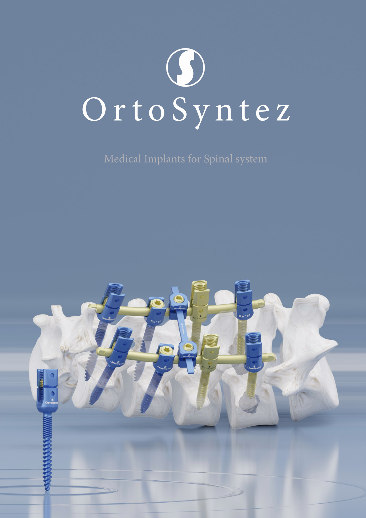 Система для транспедикулярної фіксації хребта (10 гвинтів) ORTOSYNTEZ